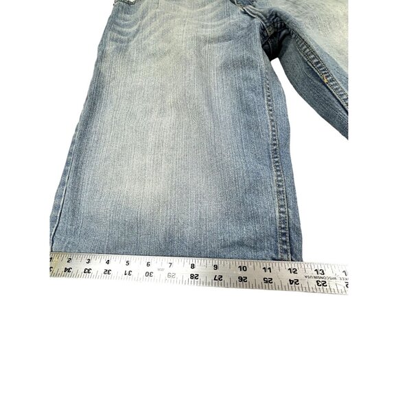 G Unit Jean Shorts Distressed Light Wash Men's 37 Jorts Y2K Baggy Skater Wide Le - Picture 8 of 10